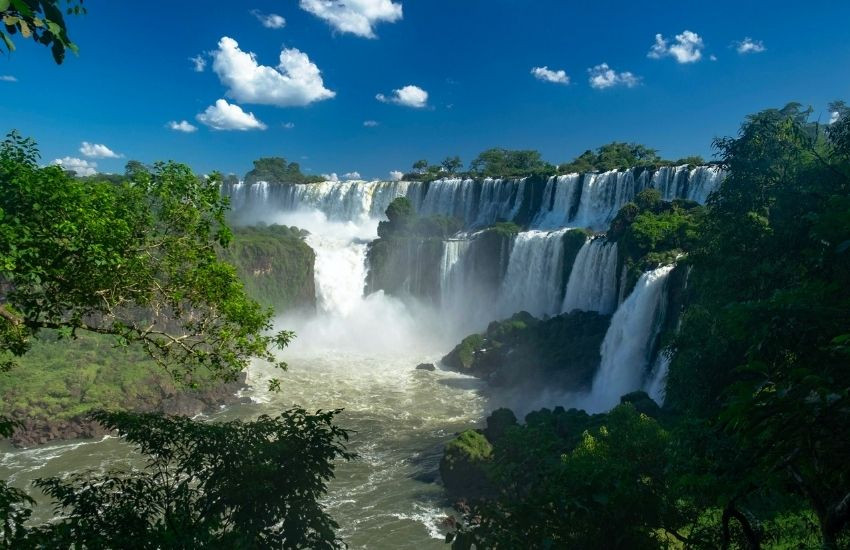 Iguaçu watervallen, Brazilië en Argentinië