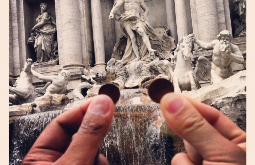 Gooi geen munten in elke fontein die je tegenkomt: munten zijn alleen bestemd voor de Trevi-fontein