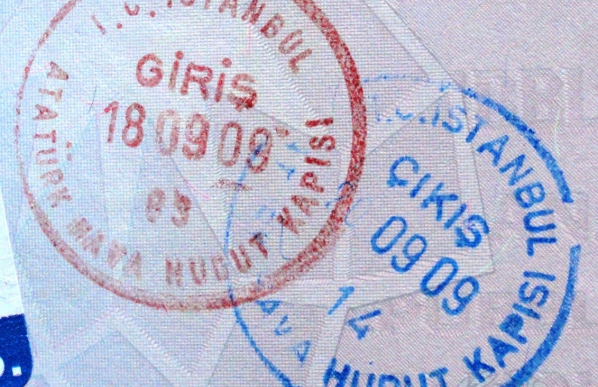 Vergeet je visum niet