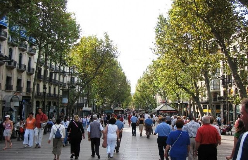 Eet niet op Las Ramblas