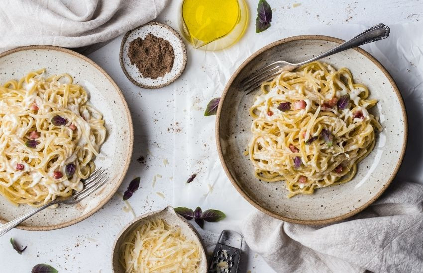 Carbonara maak je niet met room