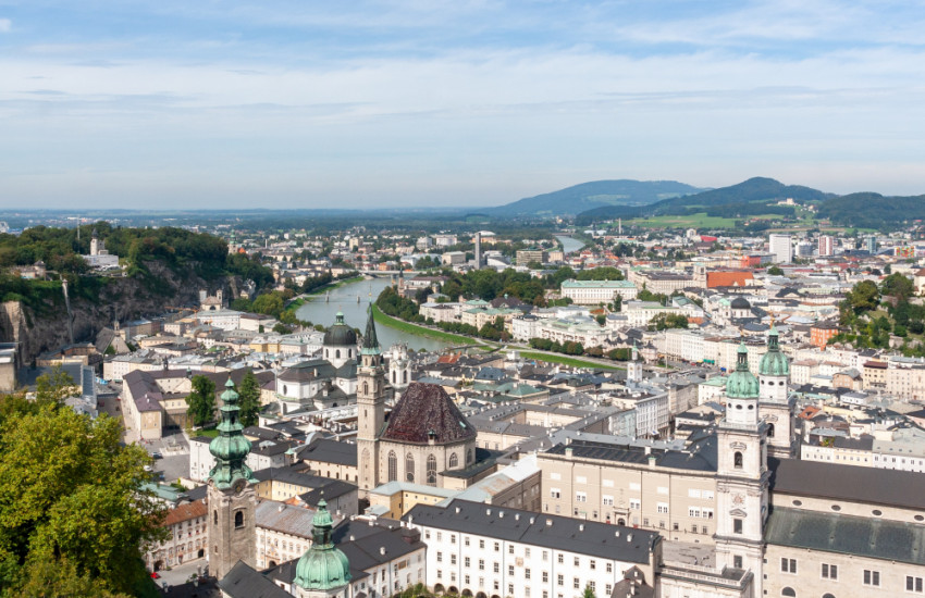 Salzburg in Oostenrijk 