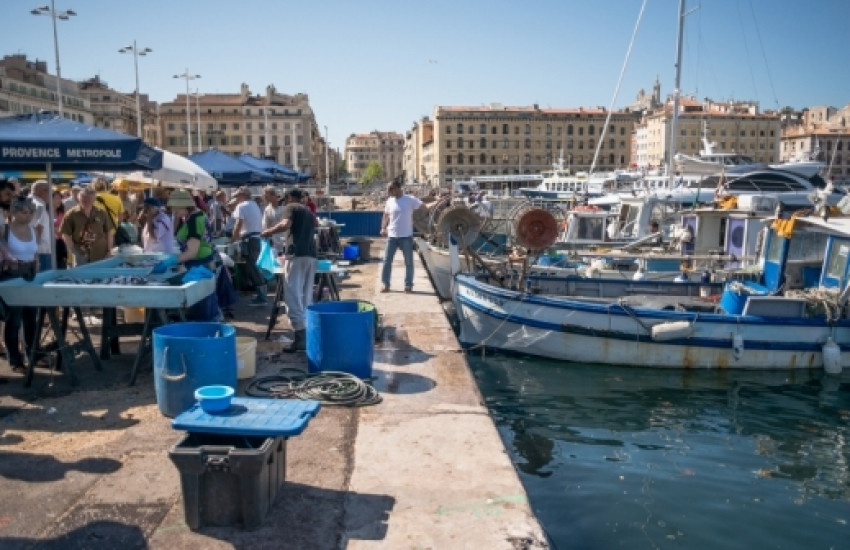 De oude haven van Marseille