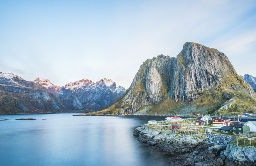 De fjorden in Noorwegen