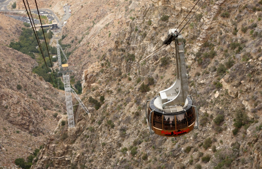 De kabelbaan van Palm Springs