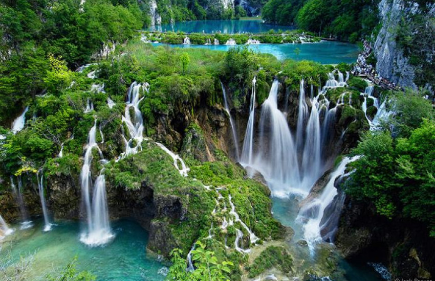 Plitvice Watervallen, Kroatië