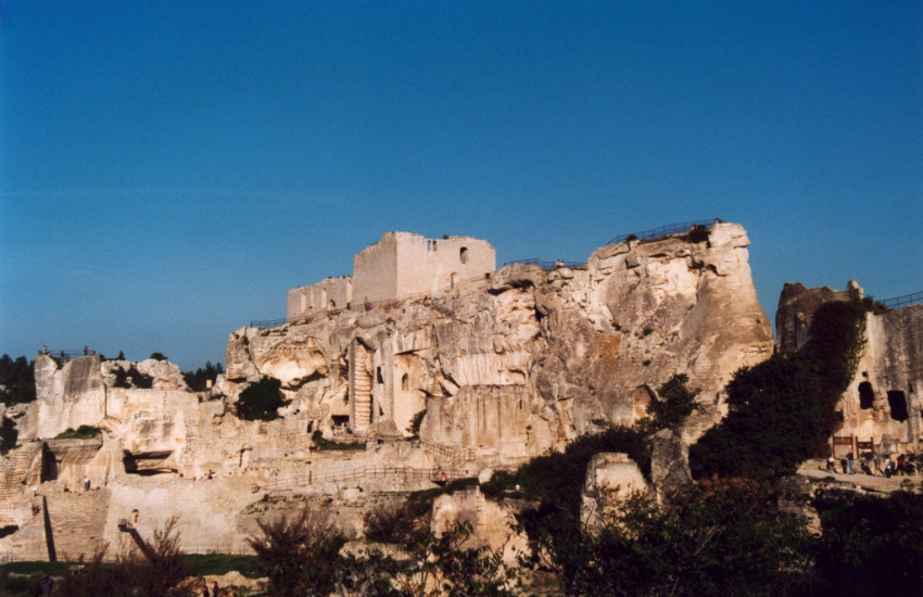 Het oude stenen dorp Les Baux