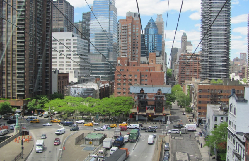 De kabelbaan van Roosevelt Island