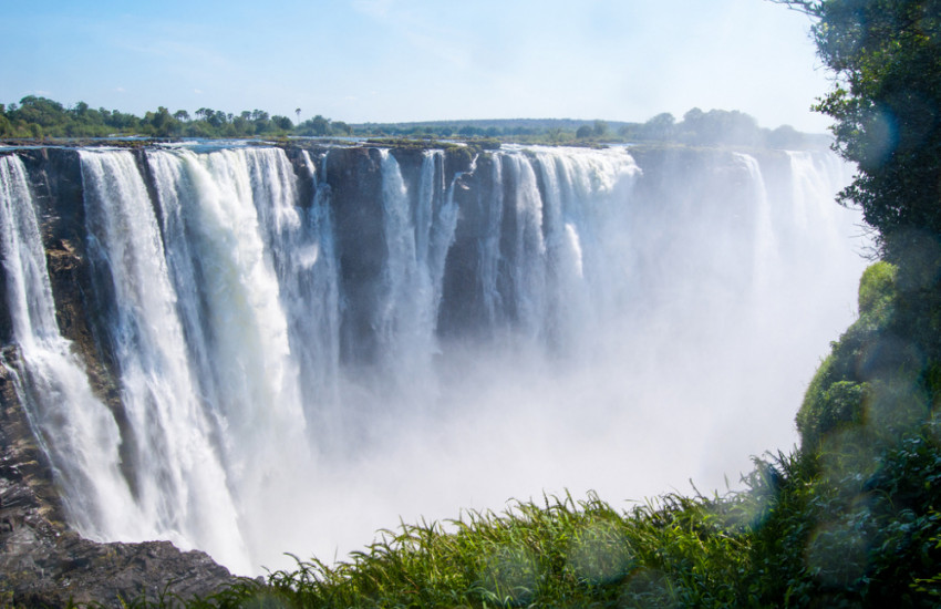 Victoria watervallen, Zambia en Zimbabwe
