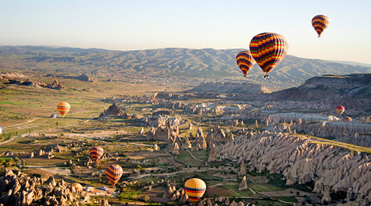 ballonvlucht boven cappadocië