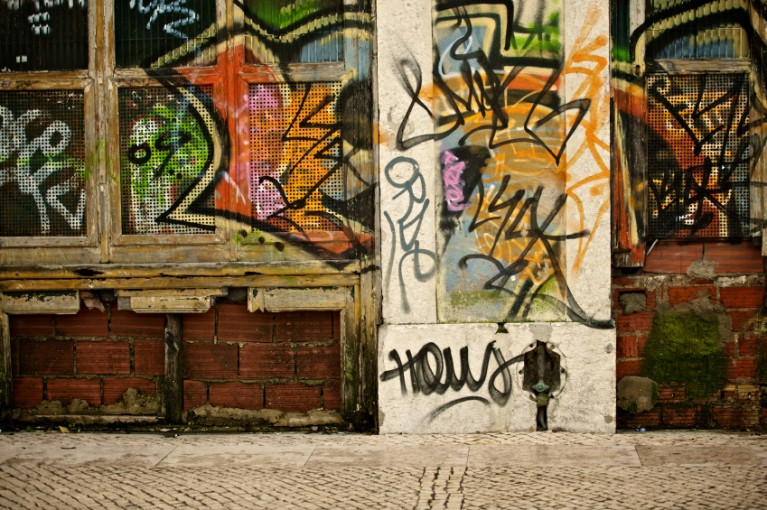 Graffiti in Lissabon