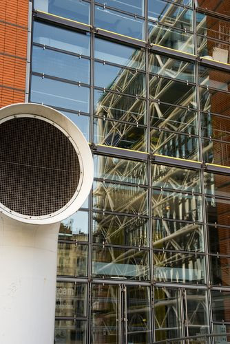 Detail van het Centre Pompidou