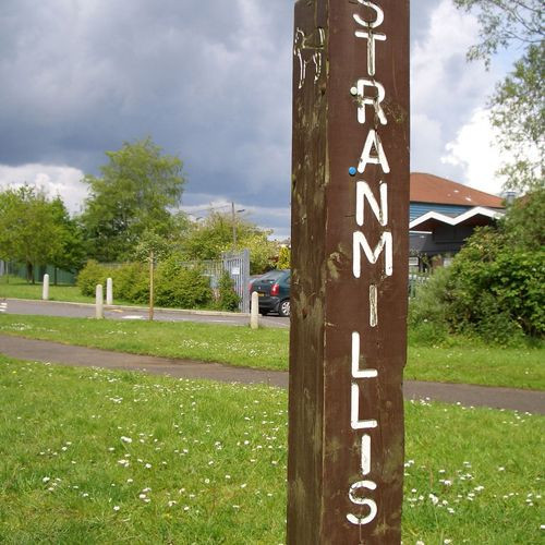 Merkpaal van Stranmillis