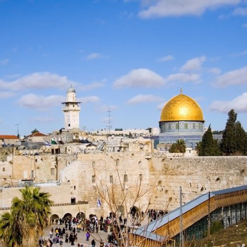 Gouden koepel in Jeruzalem