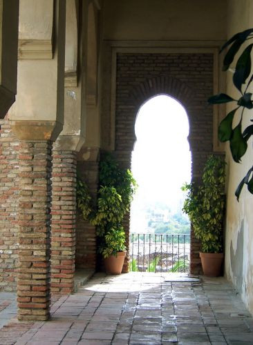 Poort in het Alcazaba