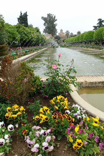 Waterpartij in het Alcázar de los Reyes Cristianos