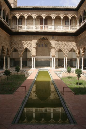Binnen in de Reales Alcázares