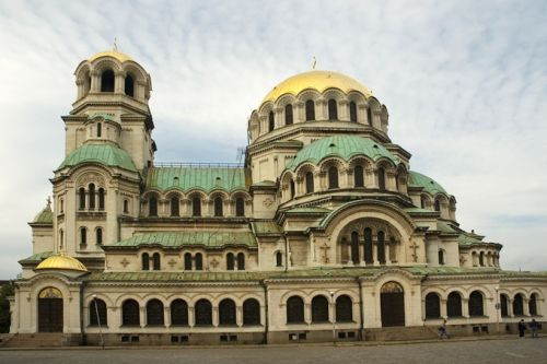 Koepel op de Alexander Nevski-kathedraal
