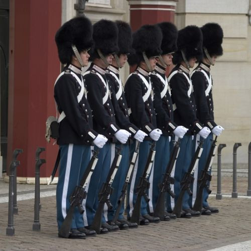 Wachters bij de Amalienborg