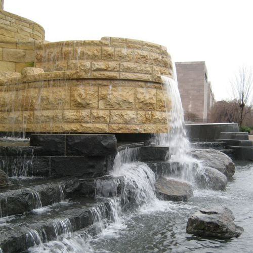 Waterval aan het National Museum of the American Indian