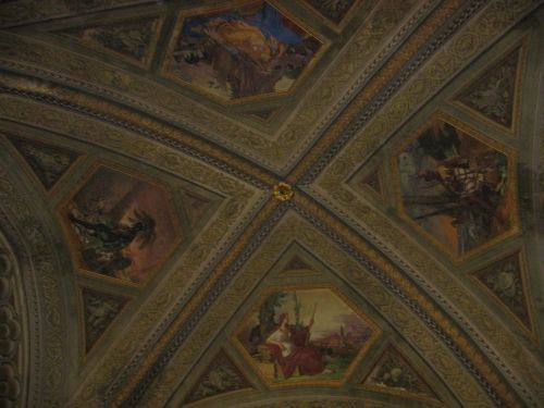 Fresco in de Apotheek van Santa Maria Novella