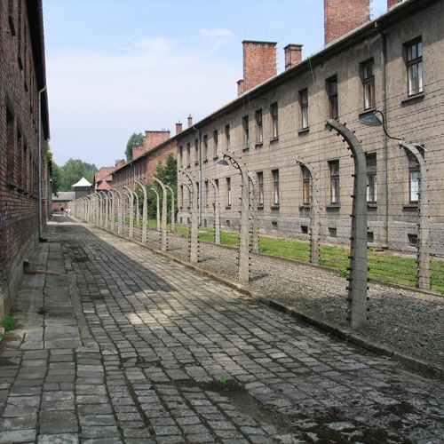 Barakken in Auschwitz