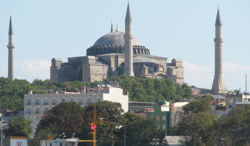 Vergezicht op de Aya Sofia