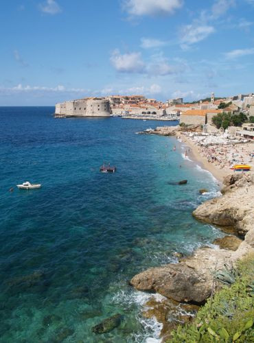 Banjestrand bij Dubrovnik