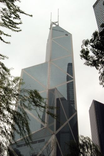 Beeld van de Bank of China Tower