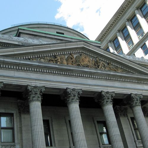 Detail van de Bank of Montreal