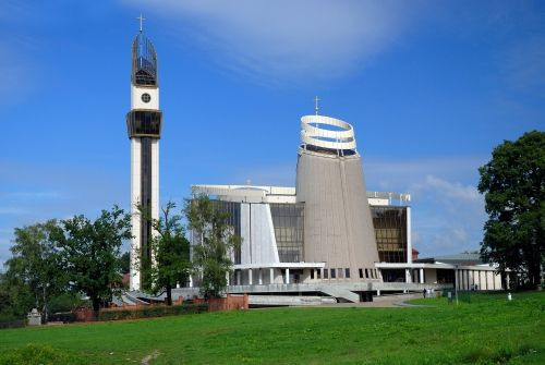 De Basiliek van de Goddelijke Barmhartigheid in Krakau