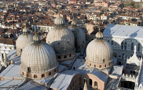 Luchtbeeld van de San Marco