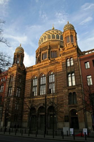 Voorkant van de Neue Synagoge