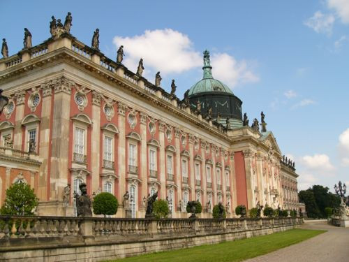 Hoofdgebouw van het Schloss Sanssouci