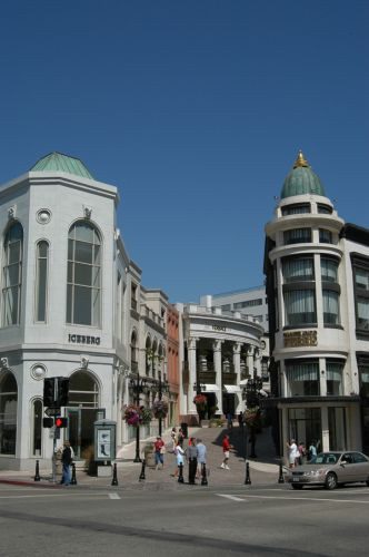 Straatbeeld van Beverly Hills