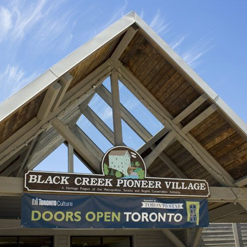 Ingang van Black Creek Pioneer Village