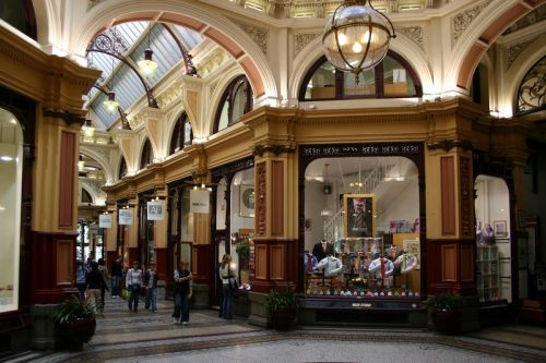 Winkels in de Block Arcade