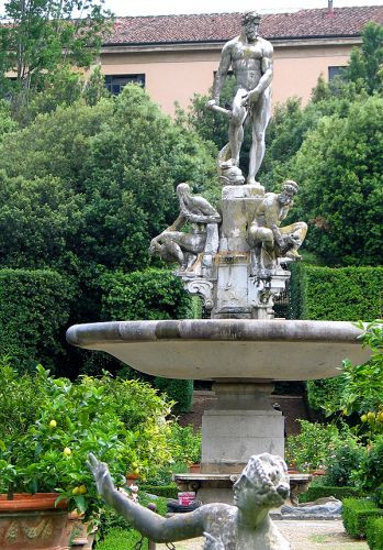 Fontein in de Boboli-tuin