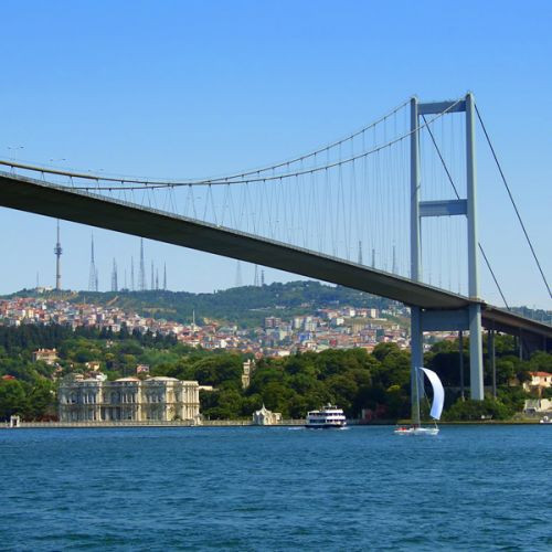 Deel van de Bosporusbrug