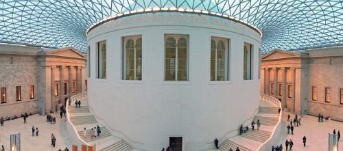 Beeld van in het British Museum