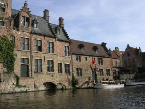 Gebouwen langs de Brugse Reien