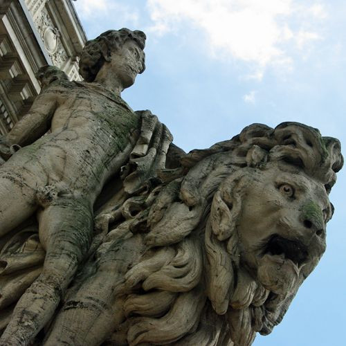 Beeld bij de Beurs van Brussel