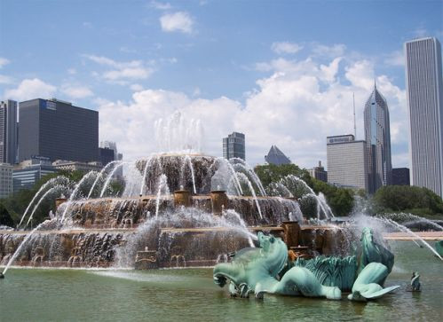 Beeld van Buckingham Fountain
