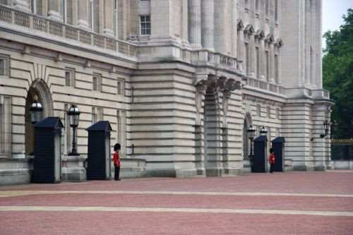 Wachters voor Buckingham Palace