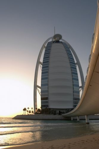 Beeld van de Burj al Arab