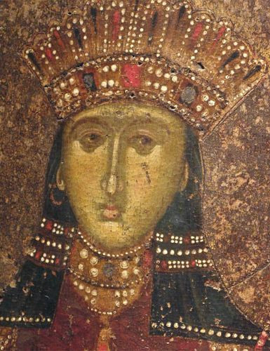Portret in het Byzantijns Museum
