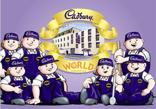 Reclame voor Cadbury World