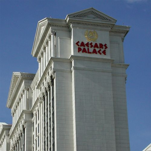 Zijkant van Caesars palace