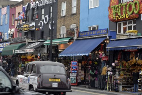 Straatbeeld in Camden Town