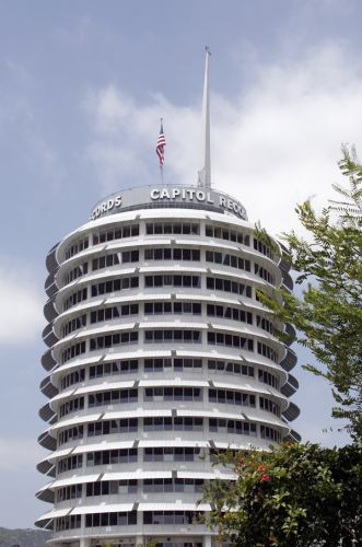 Beeld van de Capitol Records Tower